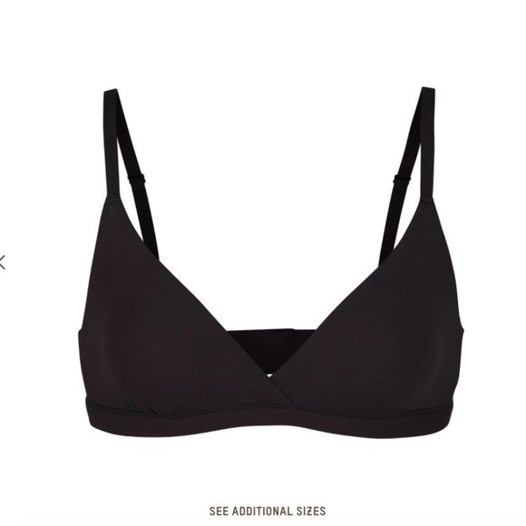 SKIMS Other - SKIMS NWOT Black Onyx FITS EVERYBODY CROSSOVER BRALETTE XL